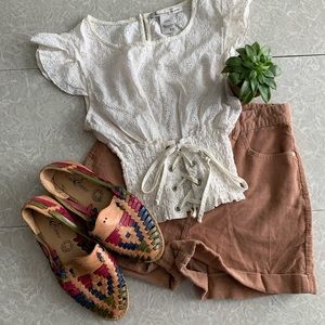 American Rag eyelet blouse